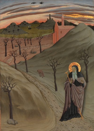 Saint Anthony the Abbot in the Wilderness, c.1435 by Master of the Osservanza